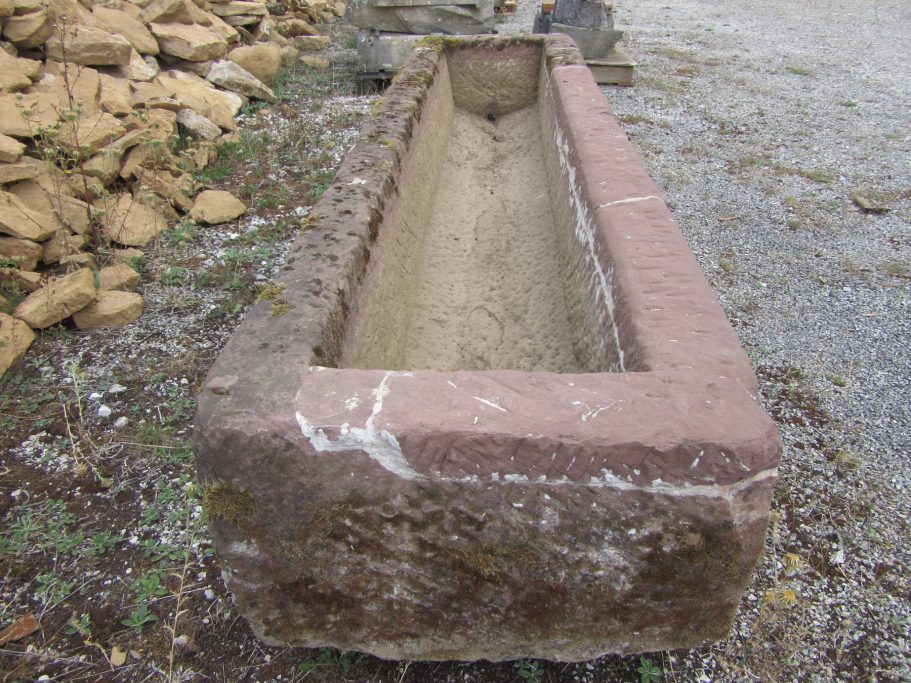authentic French sandstone trough