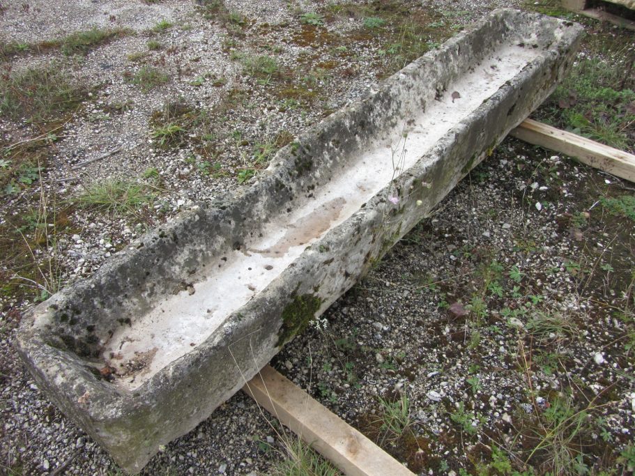 long sandstone trough from France