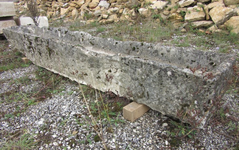 French old sandstone trough