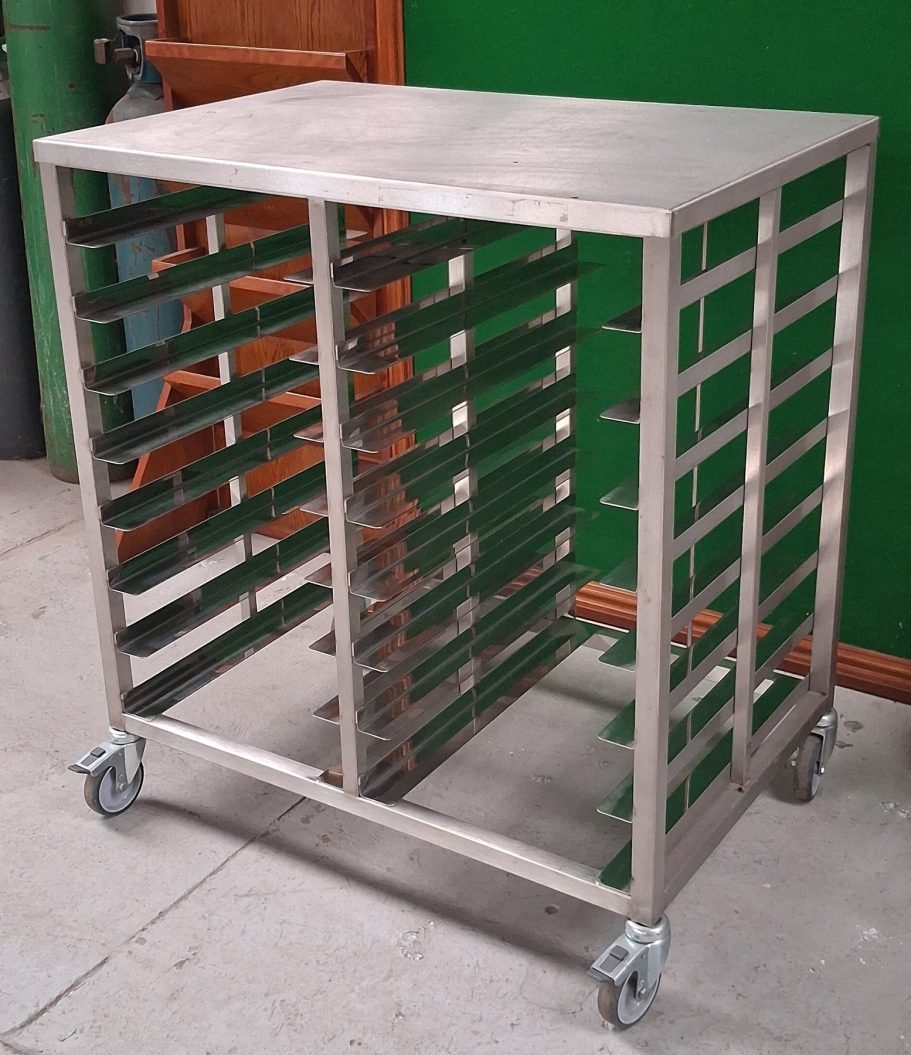 Stainless Steel Slide Tray Trolley Discount Price