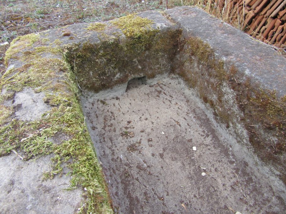 Sandstone trough for garden or water feature