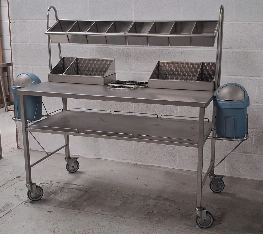 Stainless Steel Food Trolley Discount Price