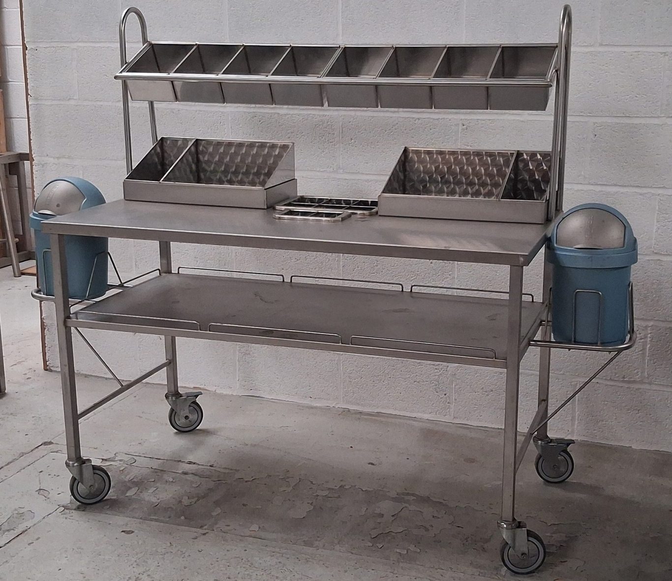 Stainless Steel Condiment Trolley Discount Price
