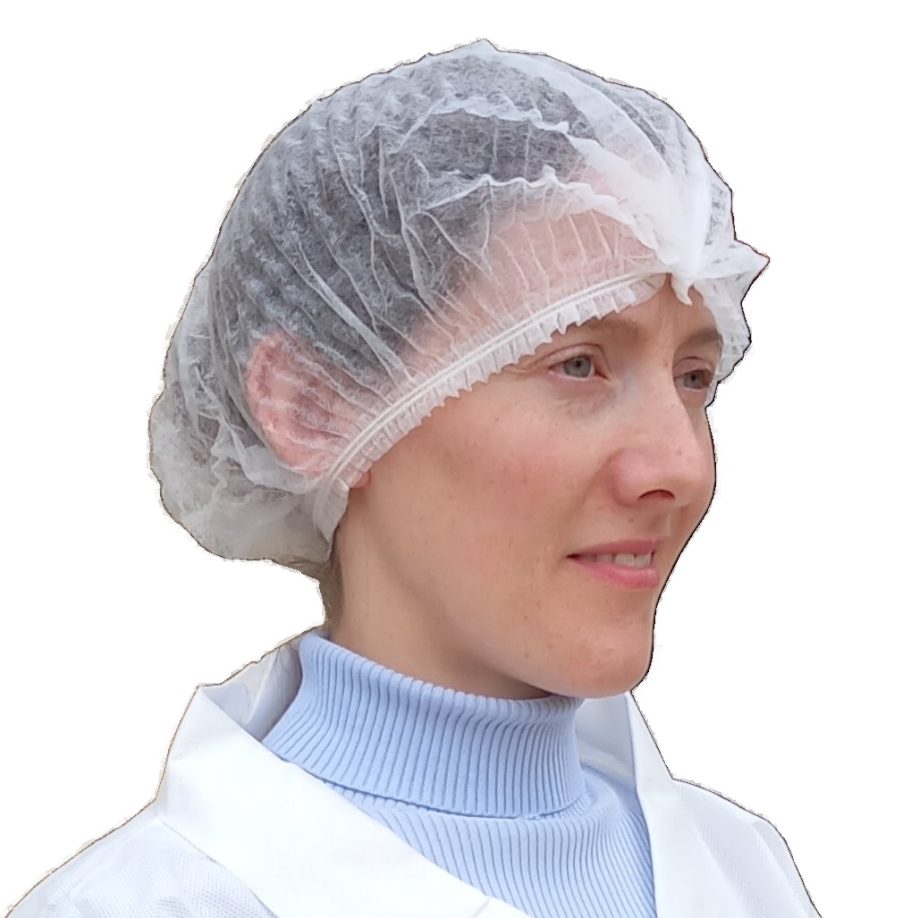 Disposable Hairnets in White